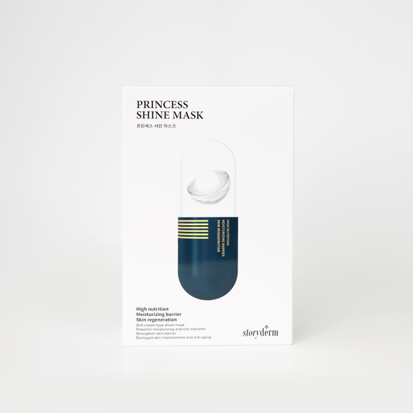 Тканевая маска для увлажнения, сияния и эластичности кожи Princess Shine Mask